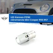 0 Retromarcia LED Mini Cooper R56 R57 2006 - 2010: P21W Kannon P21W: Lampadina retromarcia LED Kannon