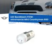 0 Retromarcia LED Mini Countryman R60 2010 - 2016: P21W BackBeam P21W: Led BackBeam v2.0 Cannone Luce Retromarcia Canbus