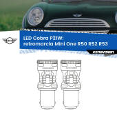 0 Retromarcia LED Mini One R50 R52 R53 2001 - 2004: P21W Cobra P21W: LED Cobra 6000k (Coppia)