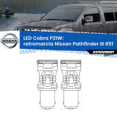 0 Retromarcia LED Nissan Pathfinder III R51 2005 - 2011: P21W Cobra P21W: LED Cobra 6000k (Coppia)