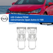 0 Retromarcia LED Opel Astra G T98 2001 - 2005: P21W Cobra P21W: LED Cobra 6000k (Coppia)
