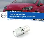 0 Retromarcia LED Opel Corsa B S93 1993 - 2000: P21W Kannon P21W: Lampadina retromarcia LED Kannon