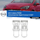 0 Retromarcia LED Opel Corsa D S07 3 porte: P21W Cobra P21W: LED Cobra 6000k (Coppia)