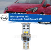 0 Retromarcia LED Opel Corsa D S07 5 porte: T15 Supreme T15: Supreme LED 6000k
