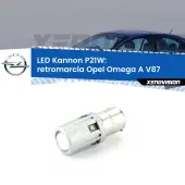 0 Retromarcia LED Opel Omega A V87 1986 - 1994: P21W Kannon P21W: Lampadina retromarcia LED Kannon