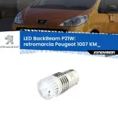 0 Retromarcia LED Peugeot 1007 KM_ 2005 - 2009: P21W BackBeam P21W: Led BackBeam v2.0 Cannone Luce Retromarcia Canbus
