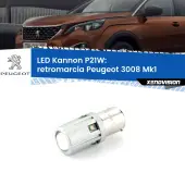0 Retromarcia LED Peugeot 3008 Mk1 prima serie: P21W Kannon P21W: Lampadina retromarcia LED Kannon