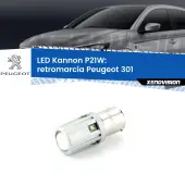 0 Retromarcia LED Peugeot 301 2012 - 2017: P21W Kannon P21W: Lampadina retromarcia LED Kannon