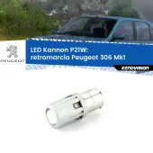 0 Retromarcia LED Peugeot 306 Mk1 1993 - 2001: P21W Kannon P21W: Lampadina retromarcia LED Kannon
