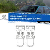 0 Retromarcia LED Peugeot 306 Mk2 1997 - 1999: P21W Cobra P21W: LED Cobra 6000k (Coppia)