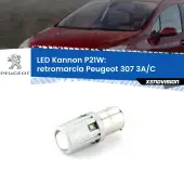 0 Retromarcia LED Peugeot 307 3A/C 2000 - 2009: P21W Kannon P21W: Lampadina retromarcia LED Kannon