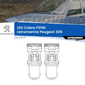0 Retromarcia LED Peugeot 309 1989 - 1993: P21W Cobra P21W: LED Cobra 6000k (Coppia)