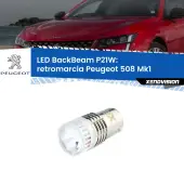 0 Retromarcia LED Peugeot 508 Mk1 2010 - 2017: P21W BackBeam P21W: Led BackBeam v2.0 Cannone Luce Retromarcia Canbus