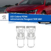 0 Retromarcia LED Peugeot 508 Mk1 2010 - 2017: P21W Cobra P21W: LED Cobra 6000k (Coppia)