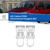 0 Retromarcia LED Peugeot 807 2002 - 2010: P21W Cobra P21W: LED Cobra 6000k (Coppia)
