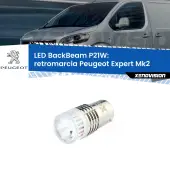 0 Retromarcia LED Peugeot Expert Mk2 2007 - 2015: P21W BackBeam P21W: Led BackBeam v2.0 Cannone Luce Retromarcia Canbus