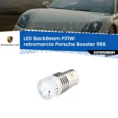 0 Retromarcia LED Porsche Boxster 986 1996 - 2004: P21W BackBeam P21W: Led BackBeam v2.0 Cannone Luce Retromarcia Canbus