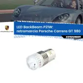 0 Retromarcia LED Porsche Carrera GT 980 2003 - 2006: P21W BackBeam P21W: Led BackBeam v2.0 Cannone Luce Retromarcia Canbus