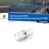 0 Retromarcia LED Porsche Carrera GT 980 2003 - 2006: P21W Kannon P21W: Lampadina retromarcia LED Kannon