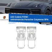 0 Retromarcia LED Porsche Cayenne 9PA 2002 - 2010: P21W Cobra P21W: LED Cobra 6000k (Coppia)