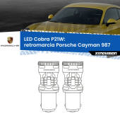 0 Retromarcia LED Porsche Cayman 987 2005 - 2008: P21W Cobra P21W: LED Cobra 6000k (Coppia)