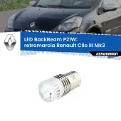 0 Retromarcia LED Renault Clio III 2005 - 2011: P21W BackBeam P21W: Led BackBeam v2.0 Cannone Luce Retromarcia Canbus