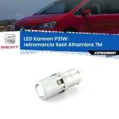 0 Retromarcia LED Seat Alhambra 7M 1996 - 2010: P21W Kannon P21W: Lampadina retromarcia LED Kannon