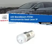 0 Retromarcia LED Seat Leon 1P 2005 - 2012: P21W BackBeam P21W: Led BackBeam v2.0 Cannone Luce Retromarcia Canbus