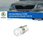 0 Retromarcia LED Skoda Yeti 5L 2009 - 2017: P21W BackBeam P21W: Led BackBeam v2.0 Cannone Luce Retromarcia Canbus