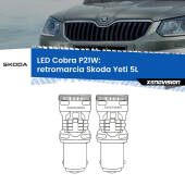 0 Retromarcia LED Skoda Yeti 5L 2009 - 2017: P21W Cobra P21W: LED Cobra 6000k (Coppia)
