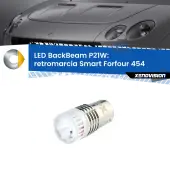 0 Retromarcia LED Smart Forfour 454 2004 - 2006: P21W BackBeam P21W: Led BackBeam v2.0 Cannone Luce Retromarcia Canbus