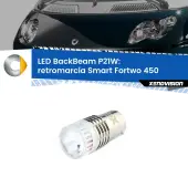 0 Retromarcia LED Smart Fortwo 450 2004 - 2007: P21W BackBeam P21W: Led BackBeam v2.0 Cannone Luce Retromarcia Canbus