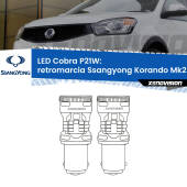0 Retromarcia LED Ssangyong Korando Mk2 1996 - 2006: P21W Cobra P21W: LED Cobra 6000k (Coppia)