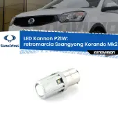 0 Retromarcia LED Ssangyong Korando Mk2 1996 - 2006: P21W Kannon P21W: Lampadina retromarcia LED Kannon
