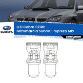 0 Retromarcia LED Subaru Impreza Mk1 1992 - 2000: P21W Cobra P21W: LED Cobra 6000k (Coppia)