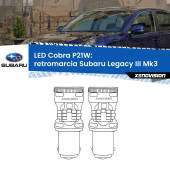 0 Retromarcia LED Subaru Legacy III Mk3 1998 - 2002: P21W Cobra P21W: LED Cobra 6000k (Coppia)