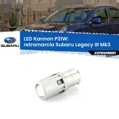 0 Retromarcia LED Subaru Legacy III Mk3 1998 - 2002: P21W Kannon P21W: Lampadina retromarcia LED Kannon