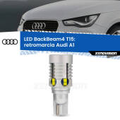 0 Retromarcia LED T15 BackBeam4 per Audi A1 2010 - 2018 T15: Lampadina LED BackBeam v4.0