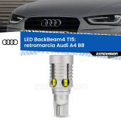 0 Retromarcia LED T15 BackBeam4 per Audi A4 B8 2007 - 2015 T15: Lampadina LED BackBeam v4.0