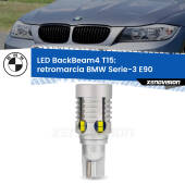 0 Retromarcia LED T15 BackBeam4 per BMW Serie-3 E90 in poi T15: Lampadina LED BackBeam v4.0