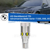 0 Retromarcia LED T15 BackBeam4 per BMW Serie-7 E65, E66, E67 2001 - 2008 T15: Lampadina LED BackBeam v4.0