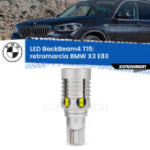 0 Retromarcia LED T15 BackBeam4 per BMW X3 E83 2006 - 2010 T15: Lampadina LED BackBeam v4.0