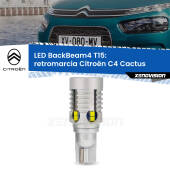 0 Retromarcia LED T15 BackBeam4 per Citroën C4 Cactus 2018 in poi T15: Lampadina LED BackBeam v4.0