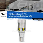 0 Retromarcia LED T15 BackBeam4 per Daihatsu YRV  2000 - 2005 T15: Lampadina LED BackBeam v4.0