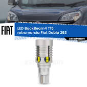 0 Retromarcia LED T15 BackBeam4 per Fiat Doblo 263 2010 - 2014 T15: Lampadina LED BackBeam v4.0