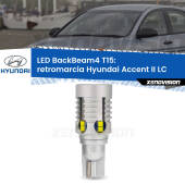 0 Retromarcia LED T15 BackBeam4 per Hyundai Accent II LC 2002 - 2005 T15: Lampadina LED BackBeam v4.0