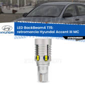 0 Retromarcia LED T15 BackBeam4 per Hyundai Accent III MC 2005 - 2010 T15: Lampadina LED BackBeam v4.0