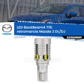 0 Retromarcia LED T15 BackBeam4 per Mazda 2 DL/DJ 2014 - 2018 T15: Lampadina LED BackBeam v4.0