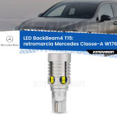 0 Retromarcia LED T15 BackBeam4 per Mercedes Classe-A W176 2012 - 2016 T15: Lampadina LED BackBeam v4.0