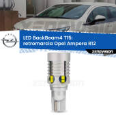 0 Retromarcia LED T15 BackBeam4 per Opel Ampera R12 2011 - 2015 T15: Lampadina LED BackBeam v4.0
